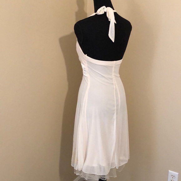 Size small cream cocktail dress - Picture 4 of 5